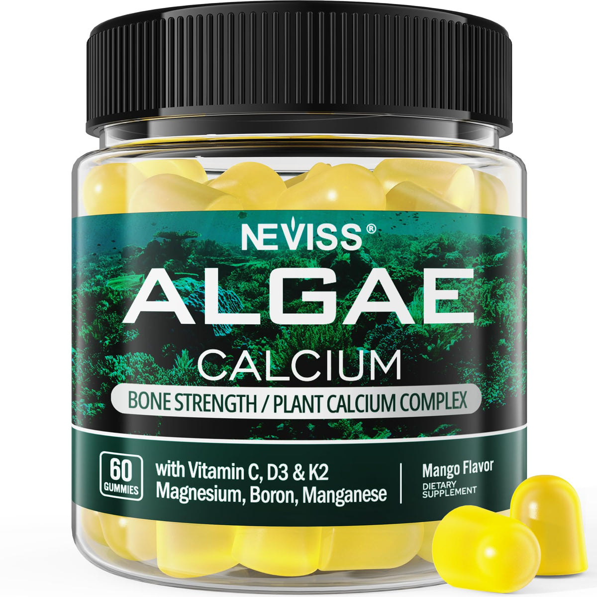 NEVISS Calcium Gummies 600 mg