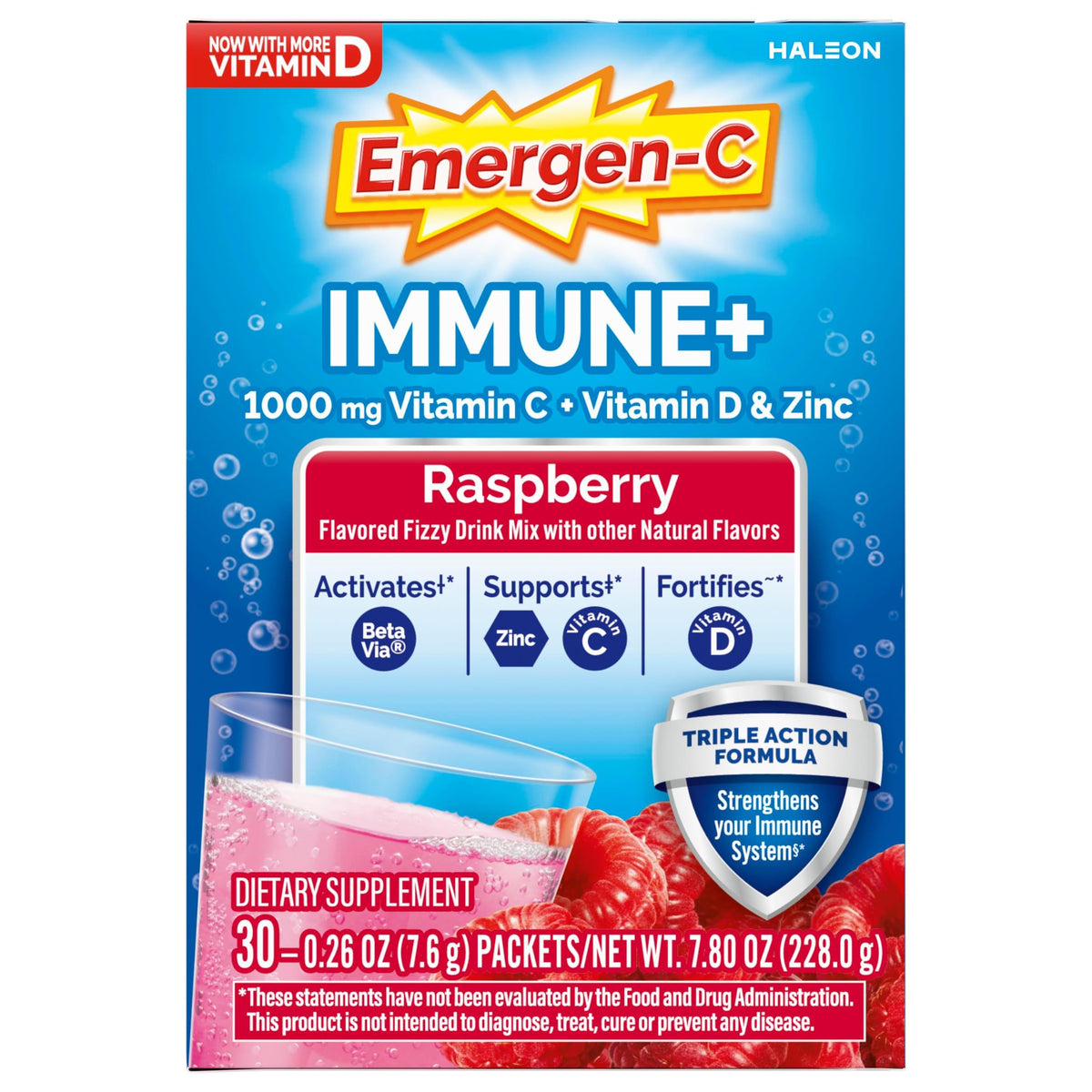 Emergen-C Immune+ 1000mg Vitamin C Powder Immune Support - 30 Count - image 12