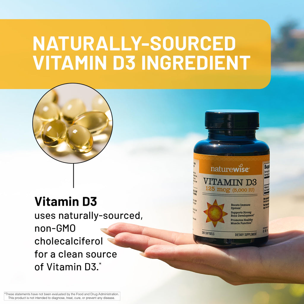 NatureWise Vitamin D3 Supplement, Immune Support