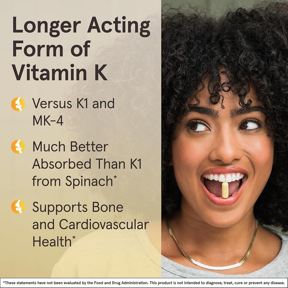 Jarrow Formulas MK-7 90 mcg - Bioactive Form of Vitamin K2 - Servings
