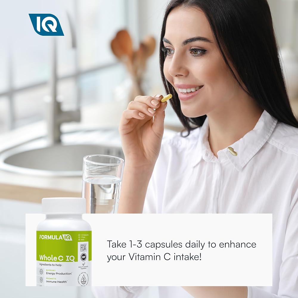 FIQ Formula IQ Whole C IQ Natural Vitamin C - 90 Capsules - image 6
