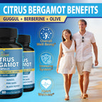 Organic Cadane Citrus Bergamot Extract Capsules - 120 Count - image 4