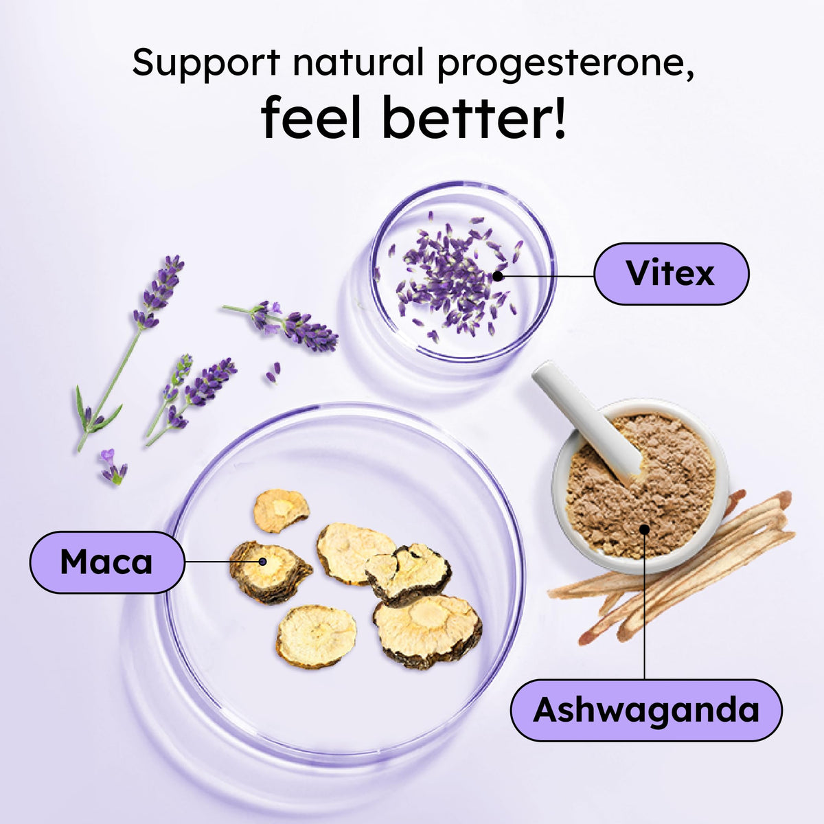 Proov Luteal Love Progesterone Supplement for Women - 30 Capsules - image 4