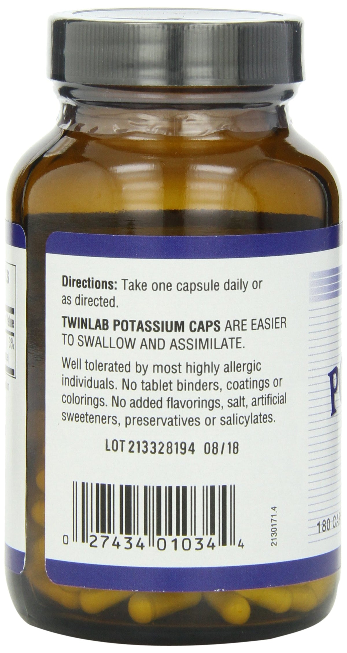 Twinlab Potassium Capsules - 540 Count - image 2