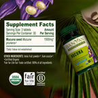 Banyan Botanicals Organic Mucuna Pruriens Tablets - 90 Tablets - image 3