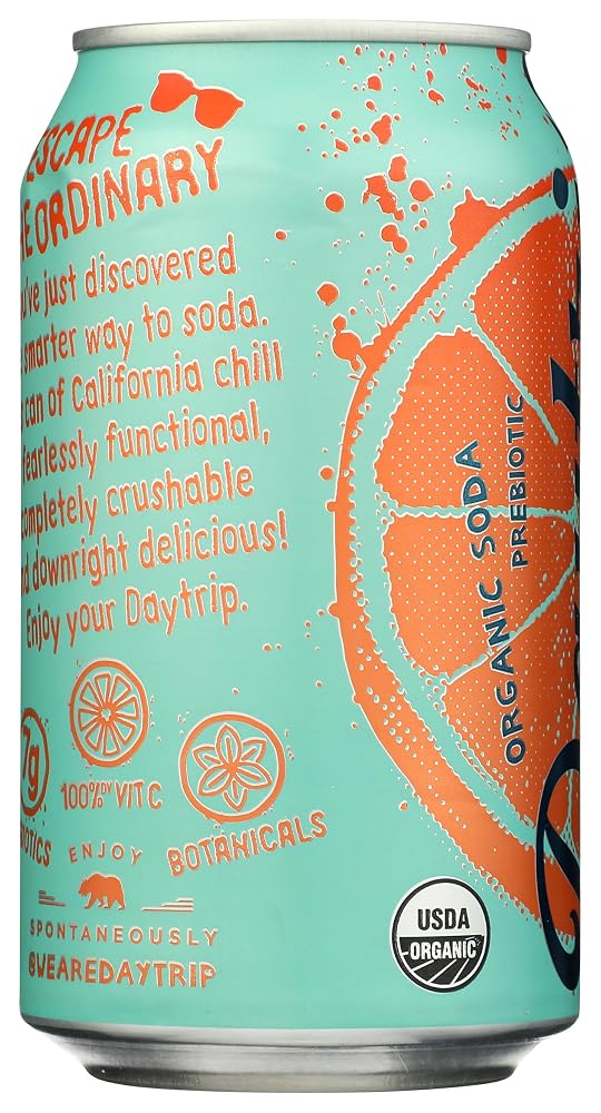 Daytrip Clementine Prebiotic Soda - 12 fl oz - image 4