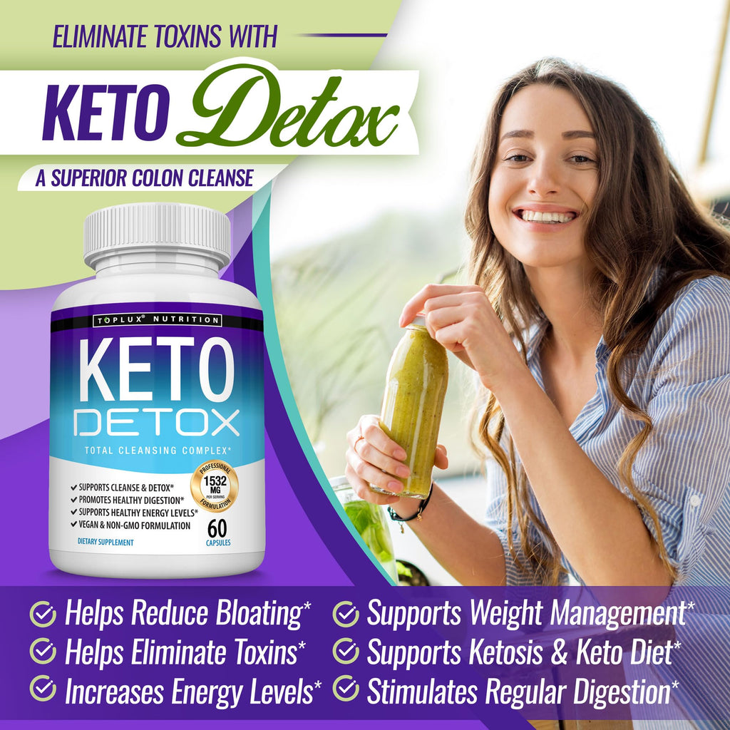 Toplux Keto Detox Pills Advanced Cleansing Extract