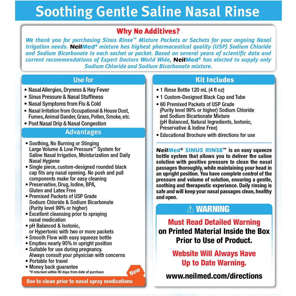 NeilMed Sinus Rinse Kids All Natural Kit - 60 Packets - image 2