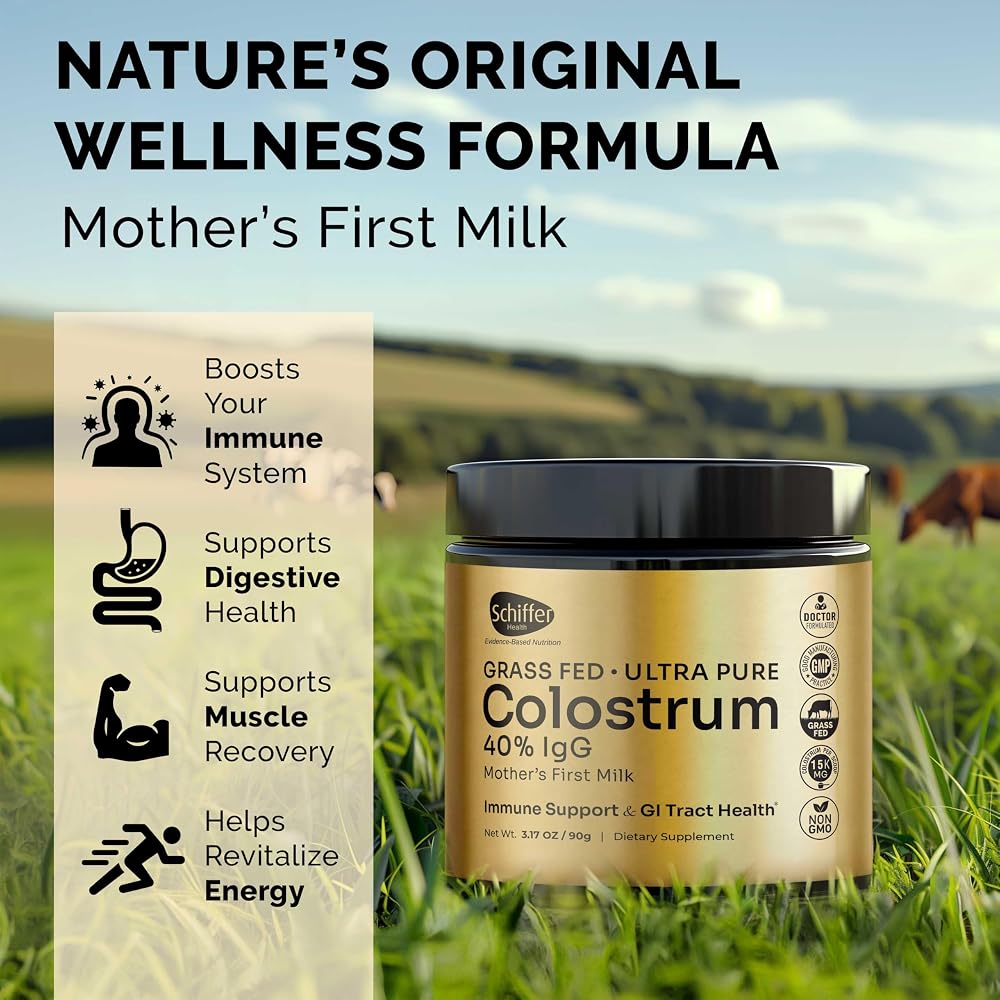 Schiffer Health Colostrum Powder Immune Support - 60 Servings - image 2