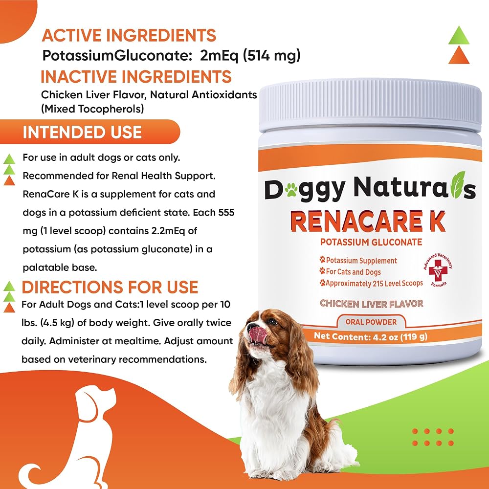 Pet Health Pharma RenaCare K Potassium Supplement Powder for Dogs & Cats - 4 oz - image 2