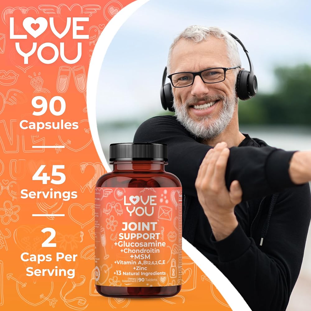 Love You Joint Support Supplement - 90 Tablets - image 7
