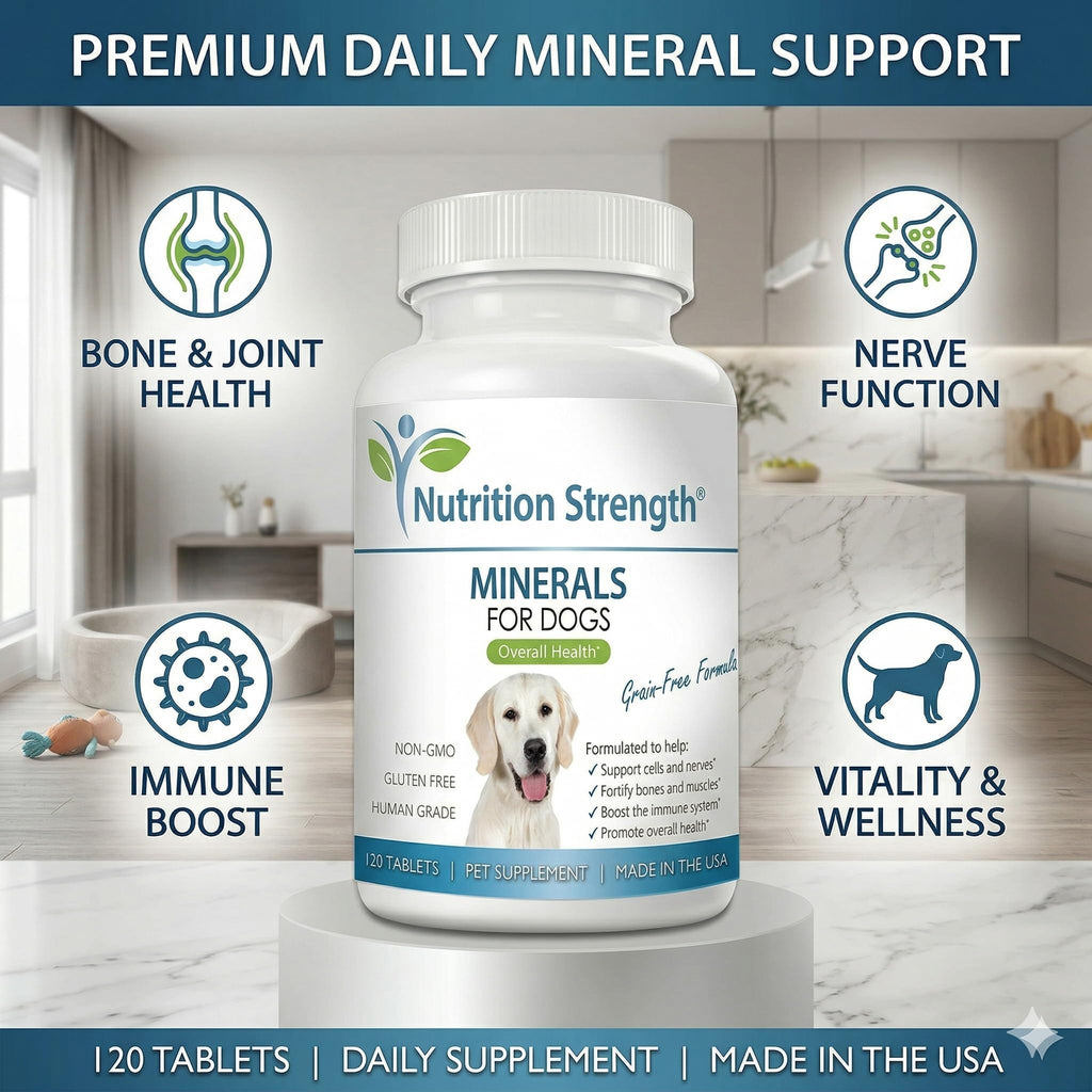 Nutrition Strength Dog Minerals & Electrolytes - 120 Tablets - image 2