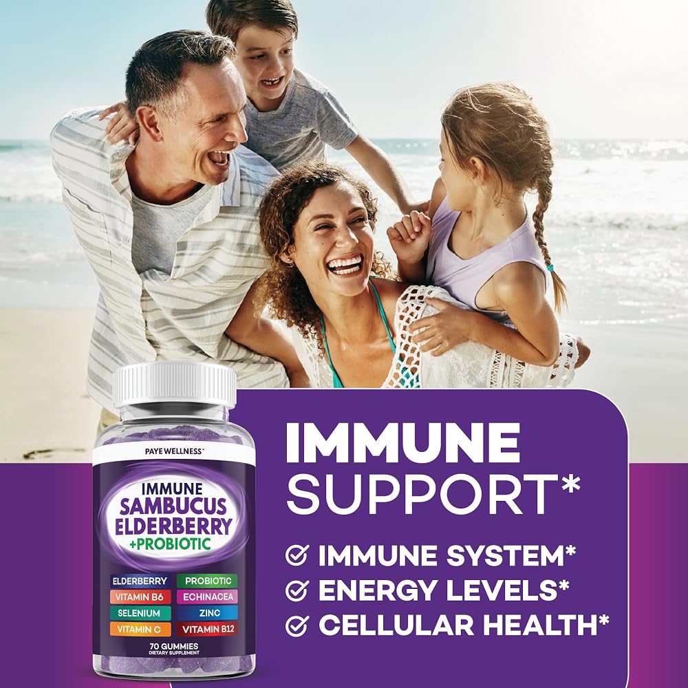 PAYÉ Elderberry Gummies Immune Support