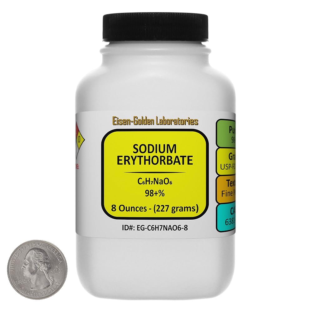 Eisen-Golden Laboratories Sodium Erythorbate [C6H7NaO6] 98+% USP-FCC