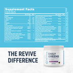 Revive MD Super Greens Powder Mix - Smoothie & Juice Mix with Green