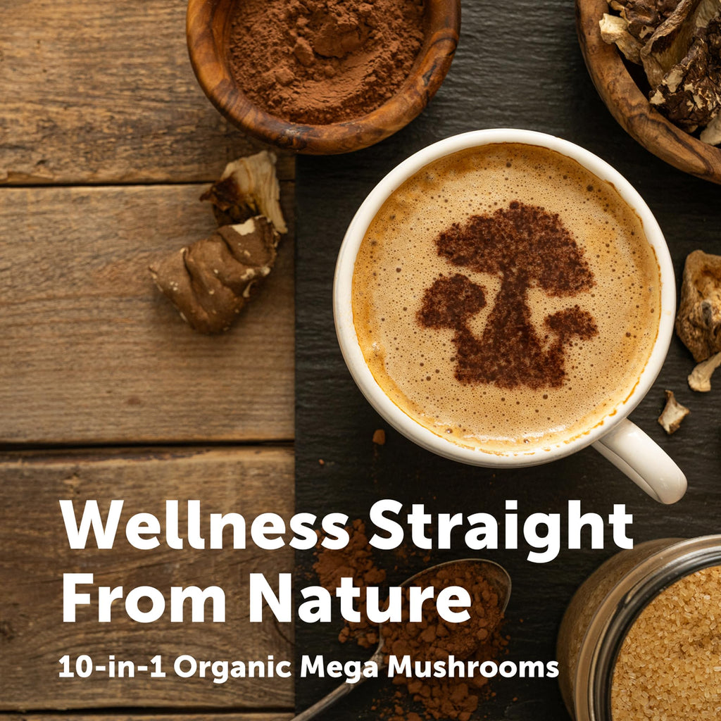 Micro Ingredients Organic Mega Mushroom Powder 10-in-1 - 10oz - image 5