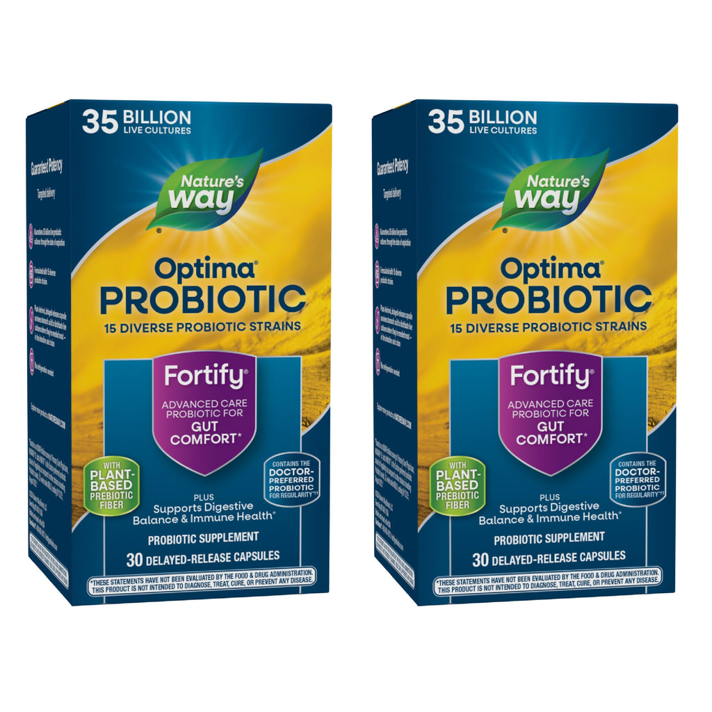 Nature's Way Fortify Optima Probiotic 35 Billion CFU - 60 Capsules