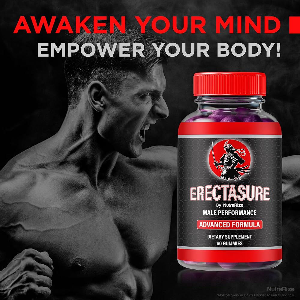 NutraRize Erectasure Gummies for Men – 60 Gummies - image 4