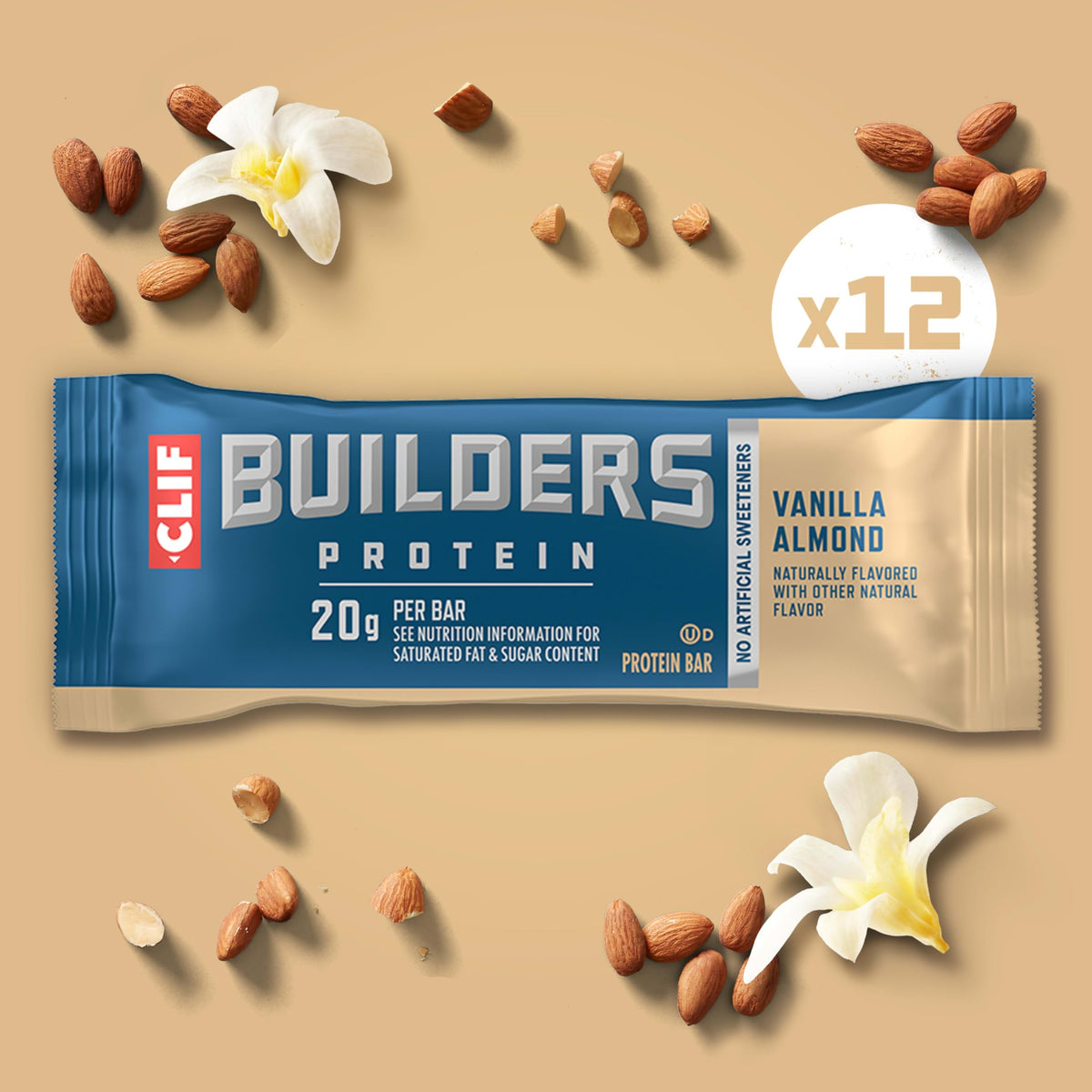 CLIF BUILDERS Protein Bars, Chocolatey Peanut Butter, Gluten Free