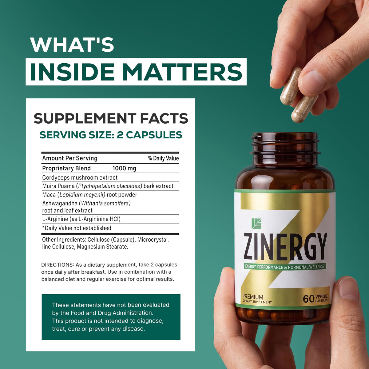 Dr. Zisman Natural Energy and Weight Control Supplement for Men