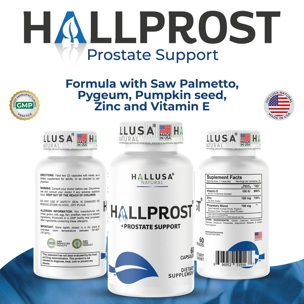 Hallusa Natural Prostate Support - 60 Capsules - image 9