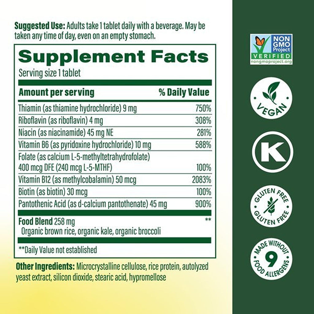 MegaFood Balanced B Complex - 90 Tablets - image 3