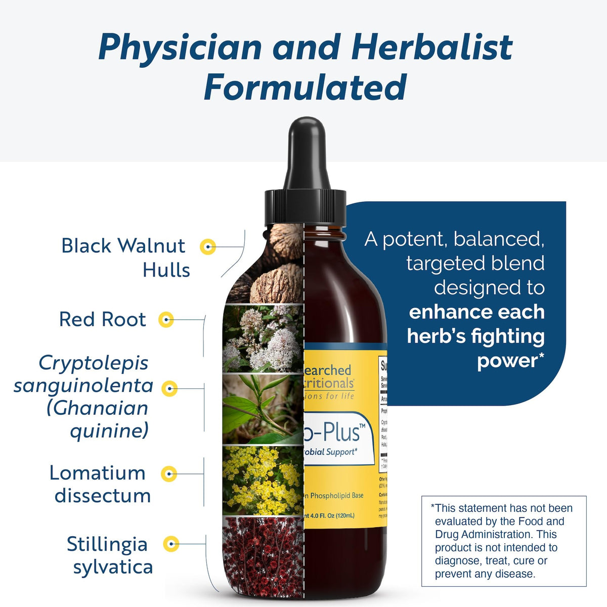 Researched Nutritionals Crypto-Plus Microbial Support - 4 Fl Oz - image 4