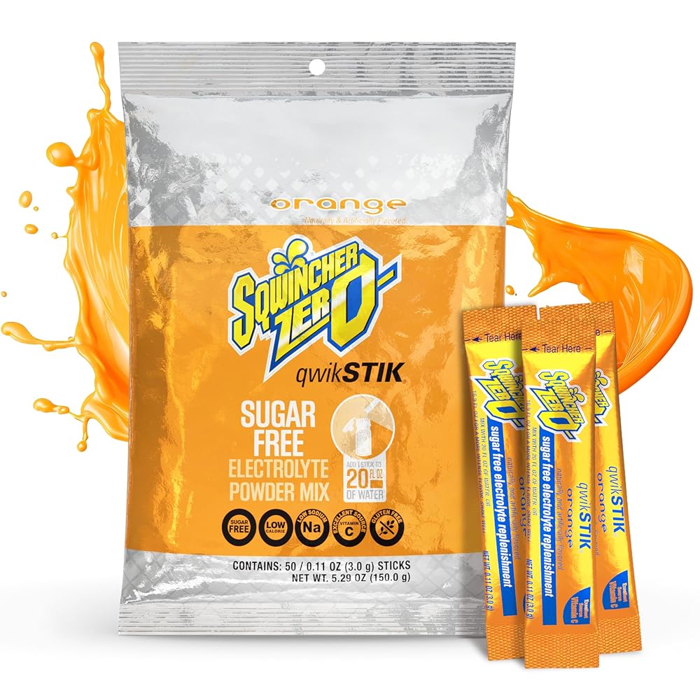 Sqwincher Zero Qwik Stik - Sugar Free Electrolyte Powdered Beverage