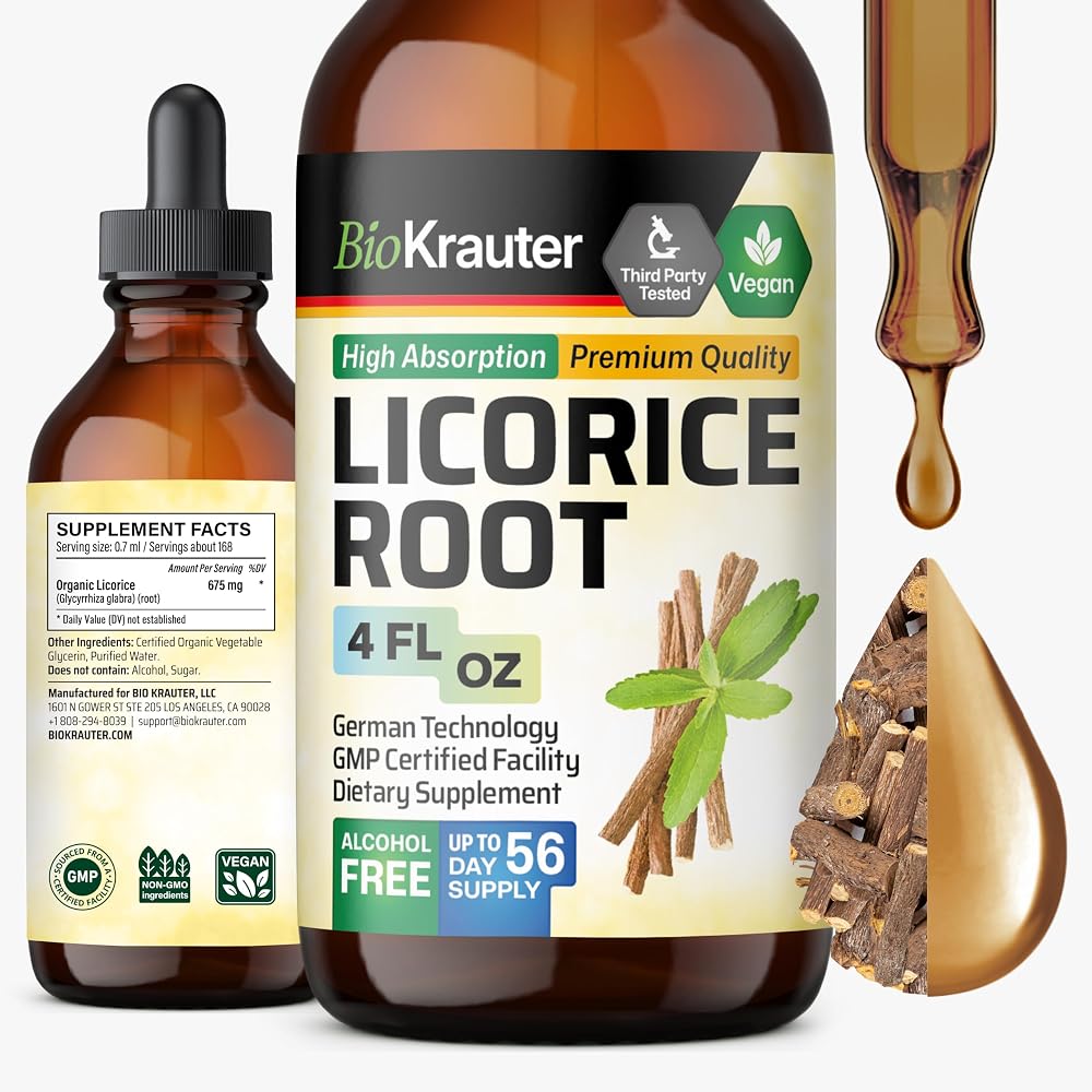 BIO KRAUTER Licorice Root Tincture - Licorice Root Extract