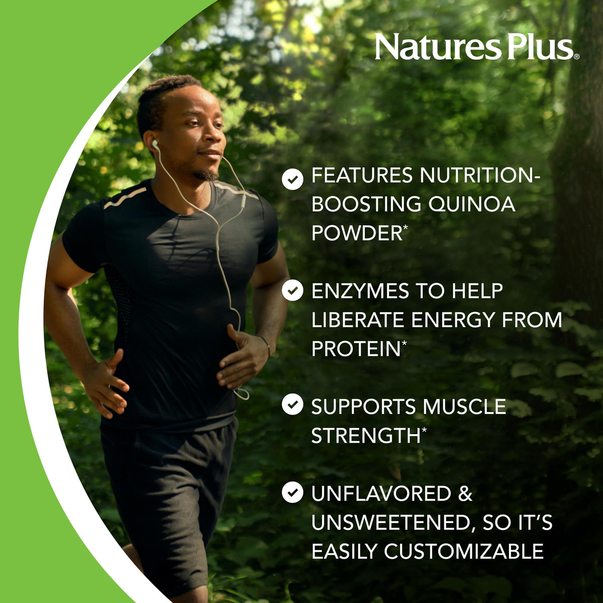 NaturesPlus Organic Pumpkin Seed Protein Powder - 15 Servings - image 4