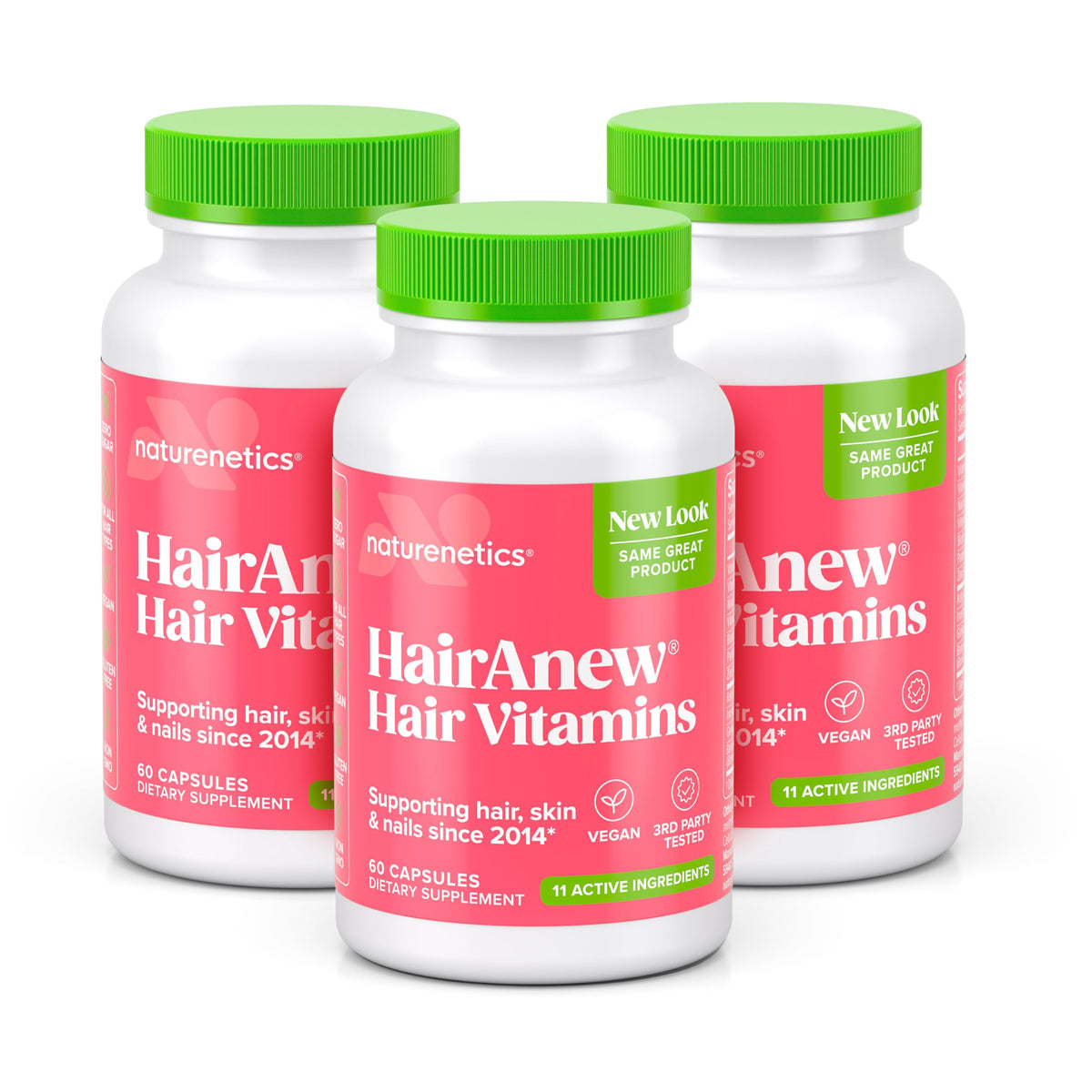 Naturenetics Hair Growth Vitamins for Women & Men - 5000mcg Biotin