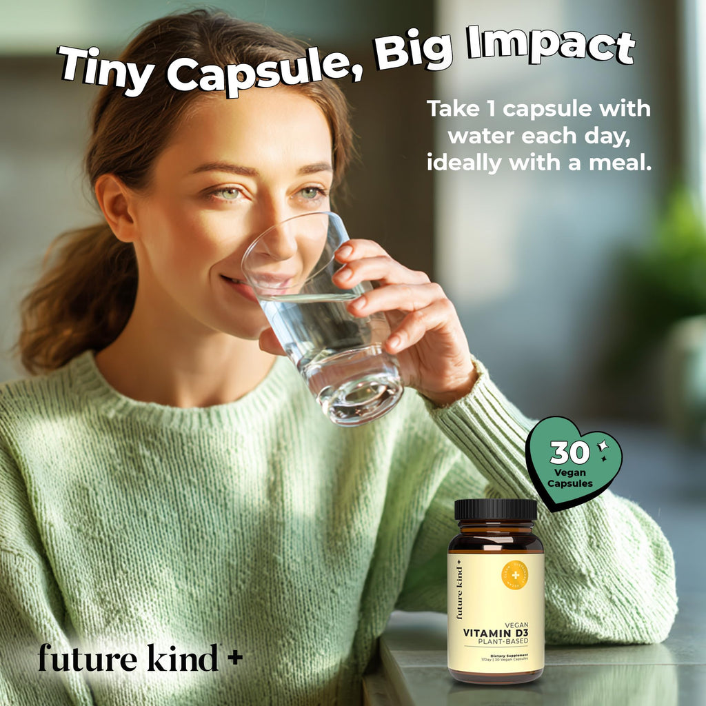 Future Kind Vegan Vitamin D3 2500 IU Bone & Muscle Support - 30 Capsules - image 8