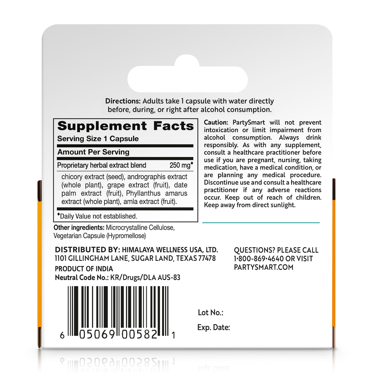 Himalaya PartySmart Liver Support - 6 Capsules - image 8