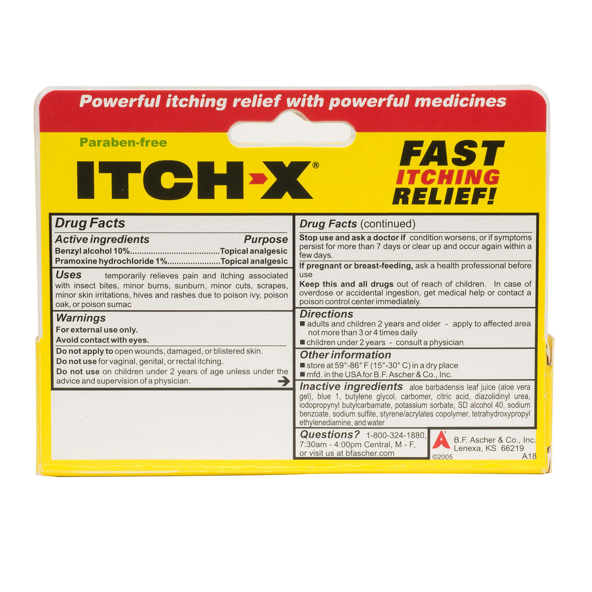 Itch-x Fast-Acting Anti-Itch Gel - 1.25 oz - image 2