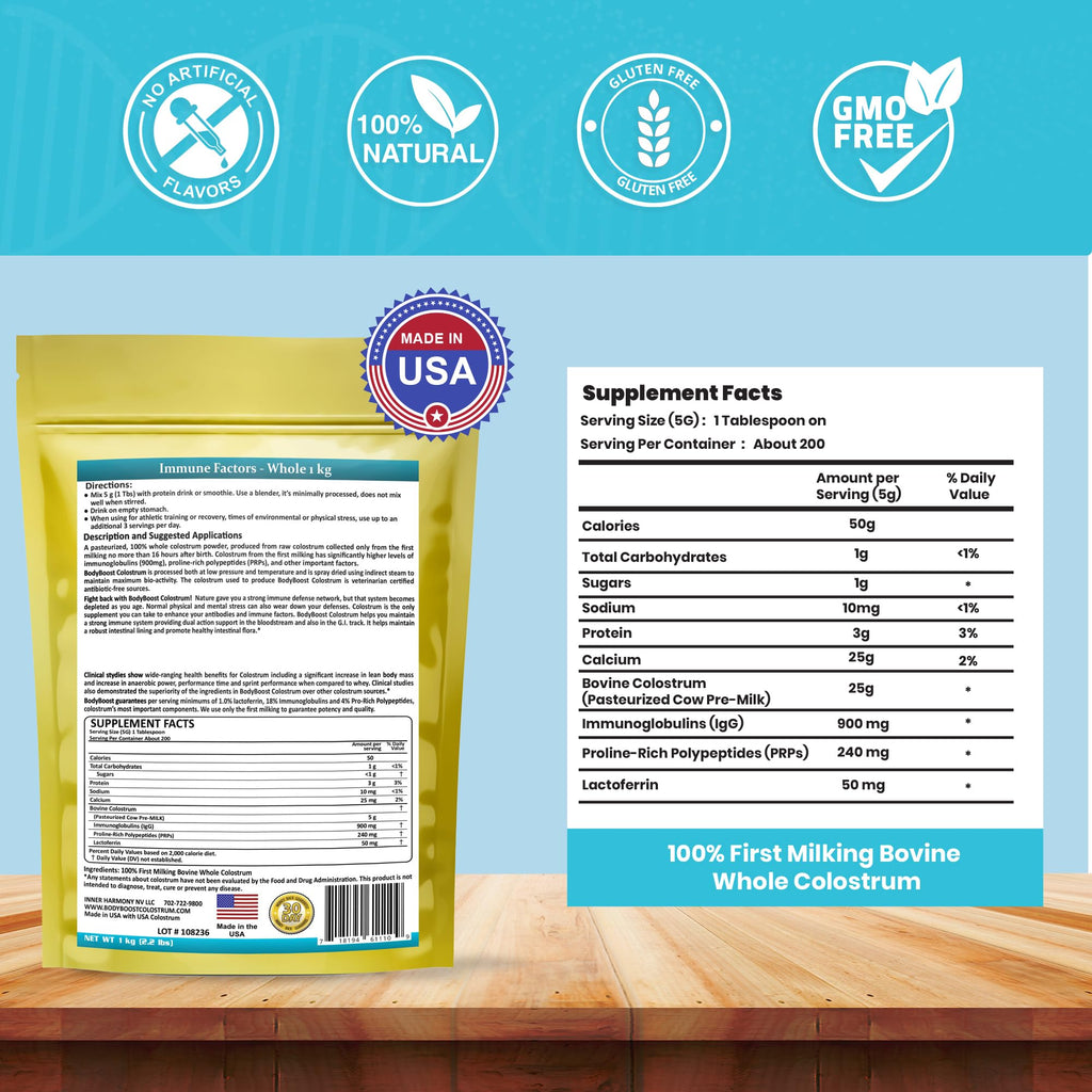 BodyBoost Colostrum Whole & Instantized