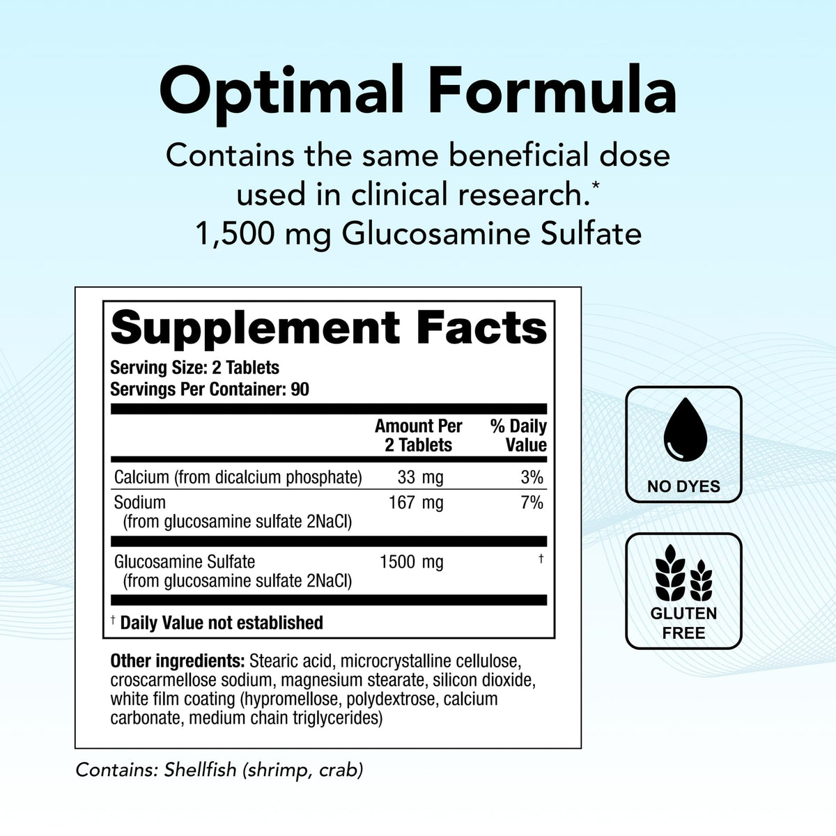 Theralogix OptiFlex-G Glucosamine Sulfate Joint Support - 180 Tablets - image 2