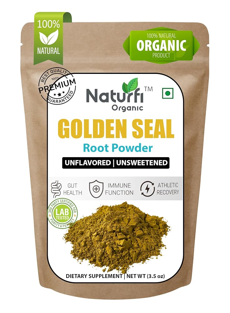 Naturfi Organic Goldenseal Root Powder - 3.5 oz