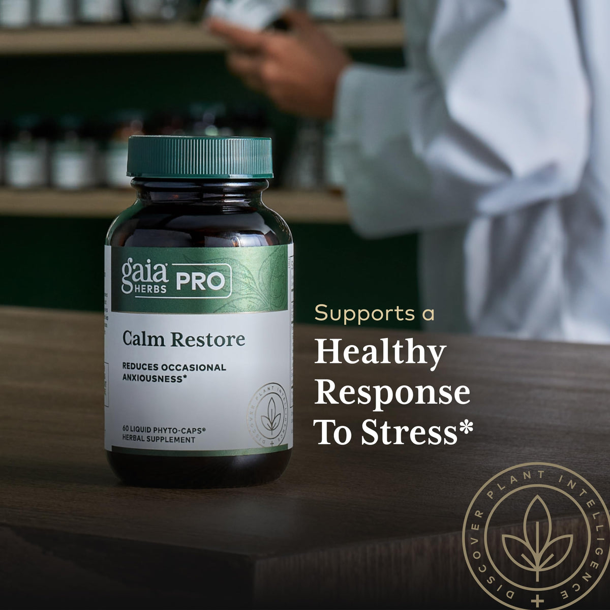 Gaia Herbs PRO Calm Restore Herbal Supplement - 60 Capsules - image 5