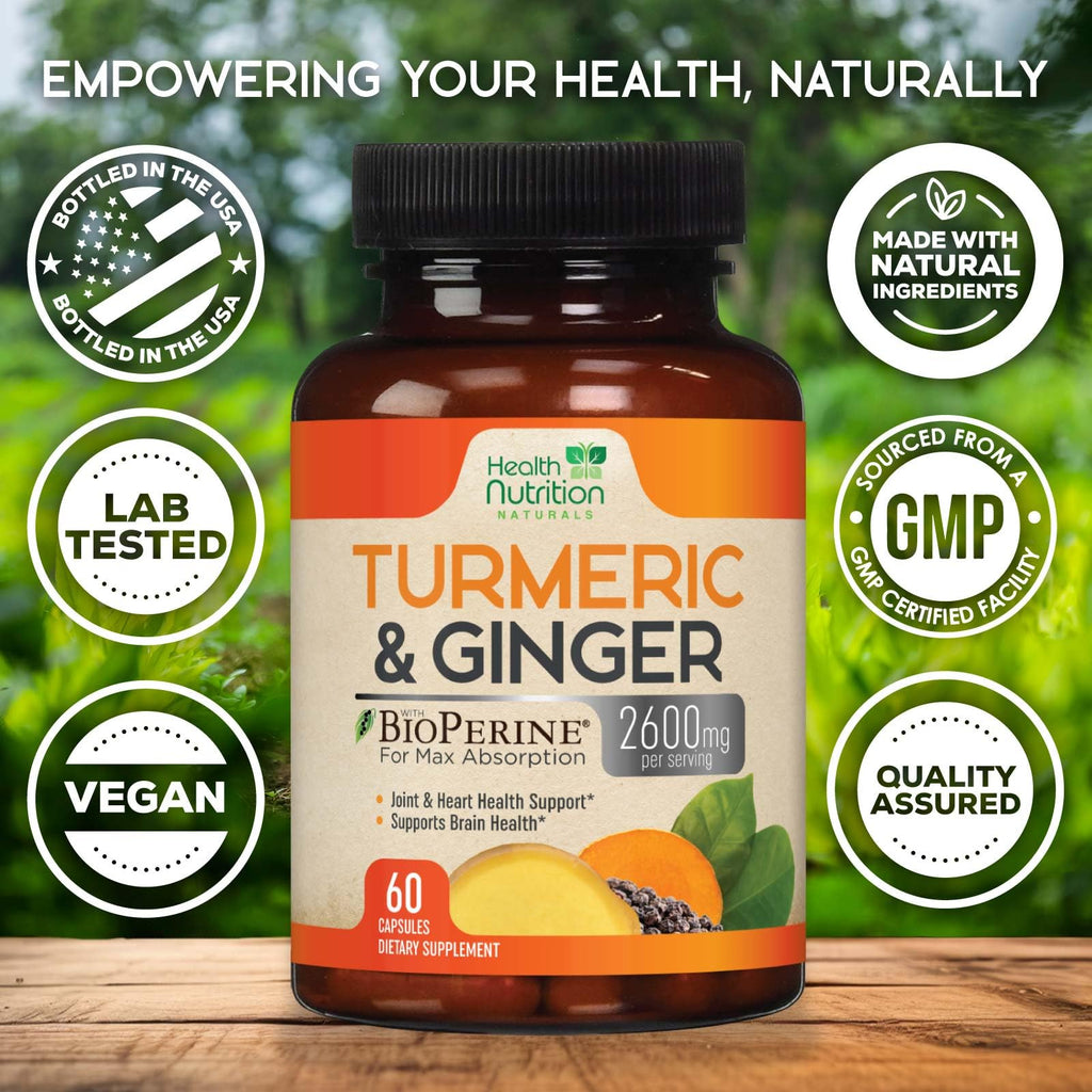 Health Nutrition Naturals Turmeric Curcumin Supplement - 95%
