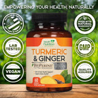 Health Nutrition Naturals Turmeric Curcumin Supplement - 95%