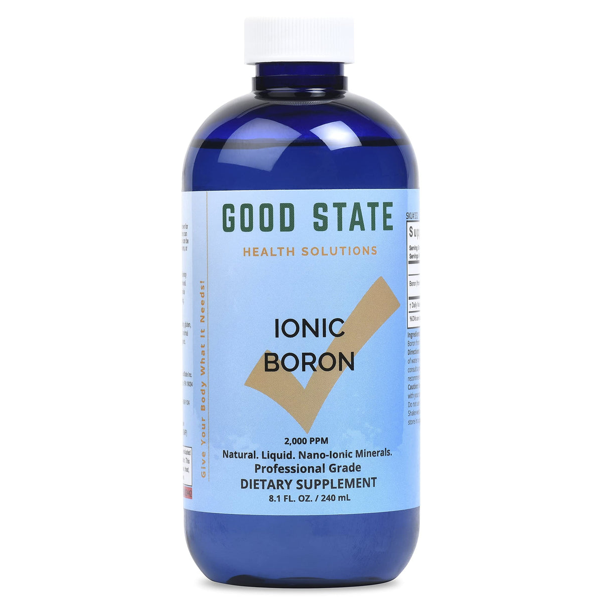 Good State Natural Ionic Liquid Boron - 8 Fl Oz