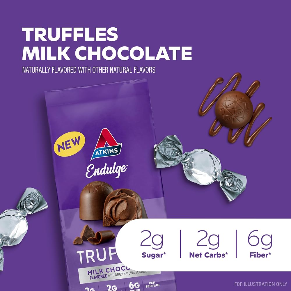 Atkins Endulge Milk Chocolate Truffles - 72 Count - image 2