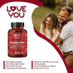 Love You Cranberry 60:1 Extract + Apple Cider Vinegar - 120 Vegan Capsules - image 3