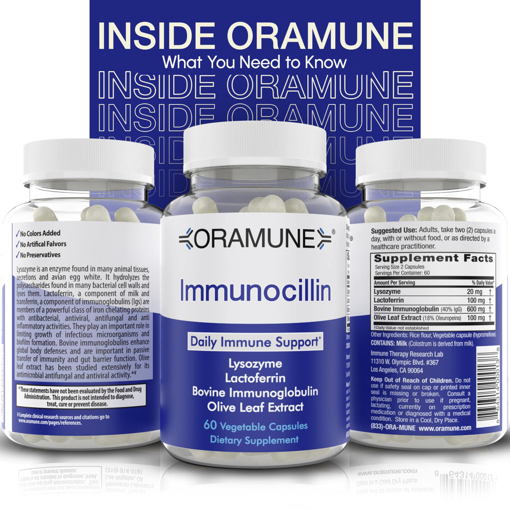 Oramune Support Supplement with Transfer Factor and Pure Colostrum