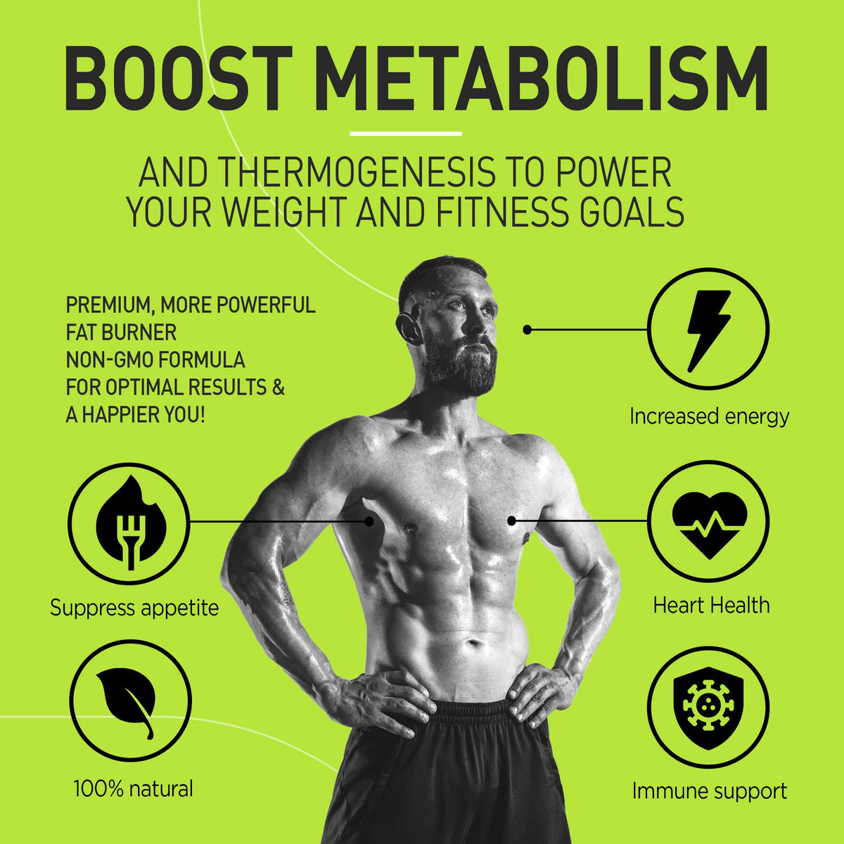 NUTRAMODE Premium Green Tea Extract Fat Burner Supplement