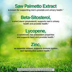 Nature's Wonder Men's Prostate Formula with Saw Palmetto - 200 Softgels - image 2
