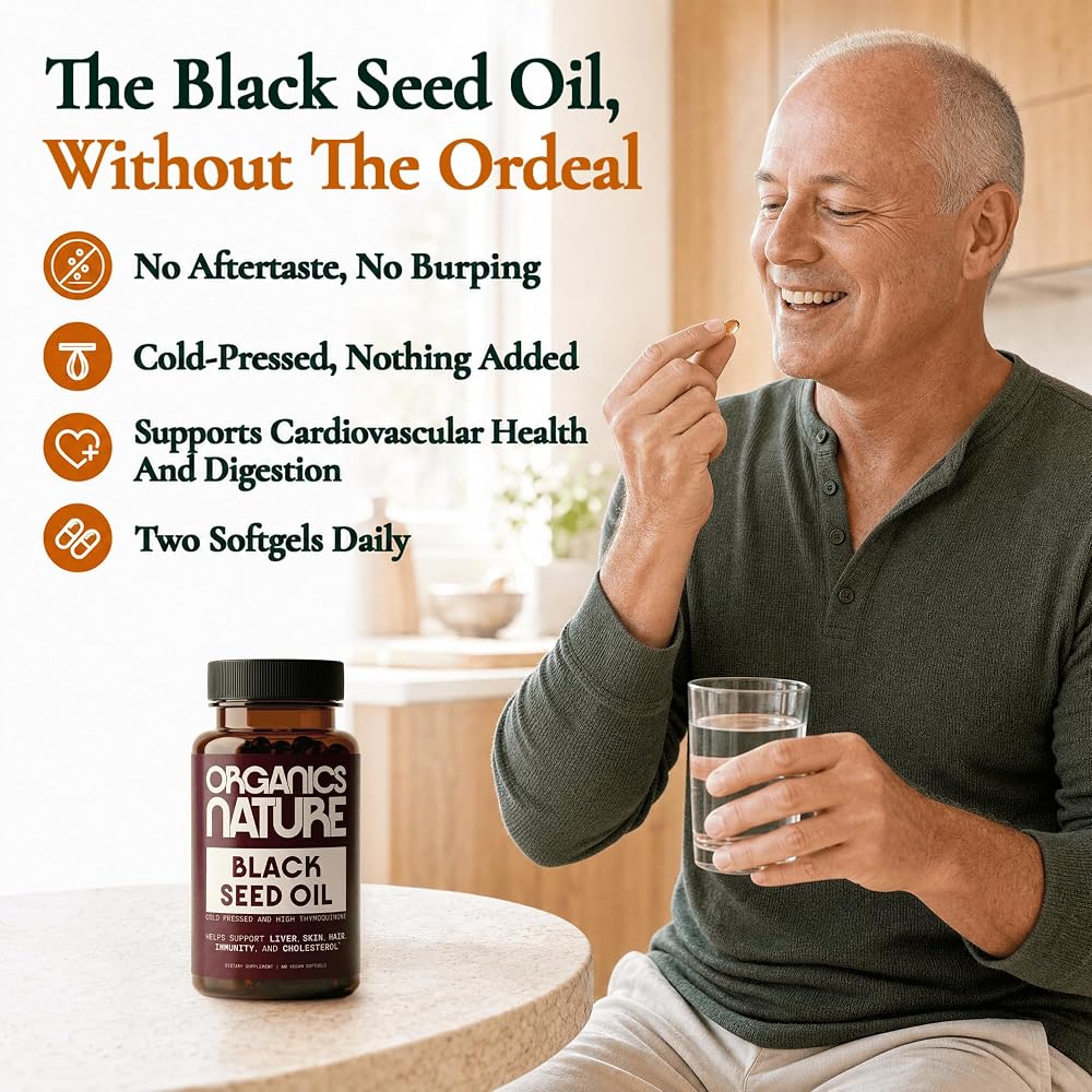 ORGANICS NATURE Black Seed Oil 1000mg - image 2