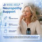 WISEHELP Neuropathy Supplement with Alpha Lipoic Acid - 60 Capsules - image 6