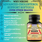 Nikoni Advanced Cholesterol Support 3600 mg Plant Sterols