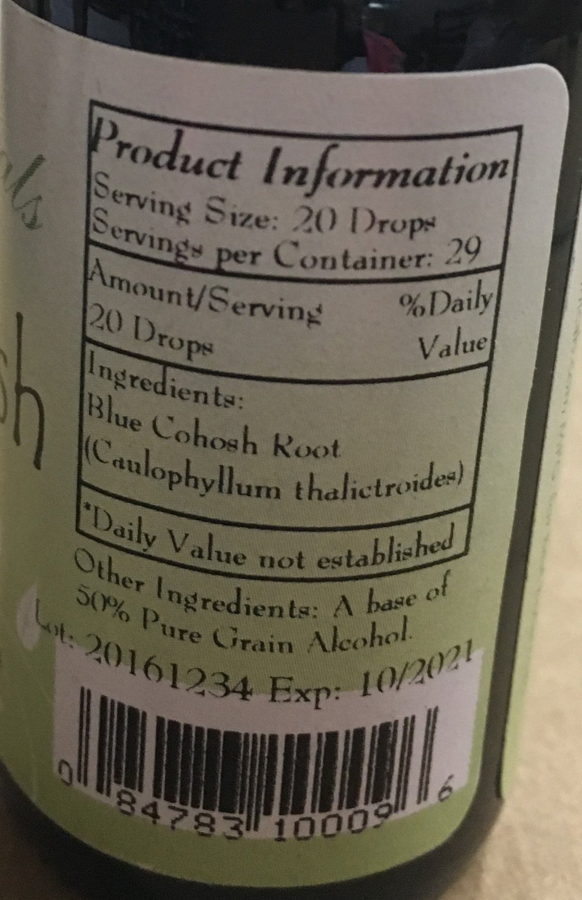 Best Botanicals Blue Cohosh Root Extract - 1 Fl Oz - image 3